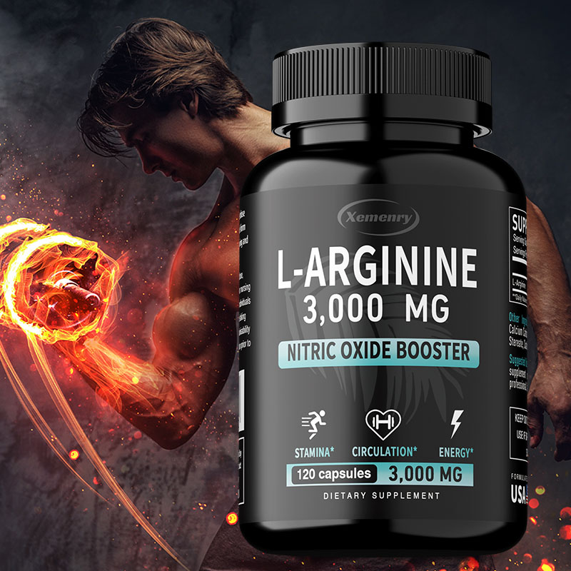 Pre Workout Supplement - L-Arginine — поддерживает рост мышц, способствует