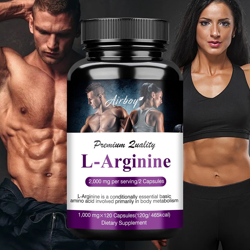 Pre Workout Supplement - Капсулы L-аргинина - улучшают кровообращение, повышают