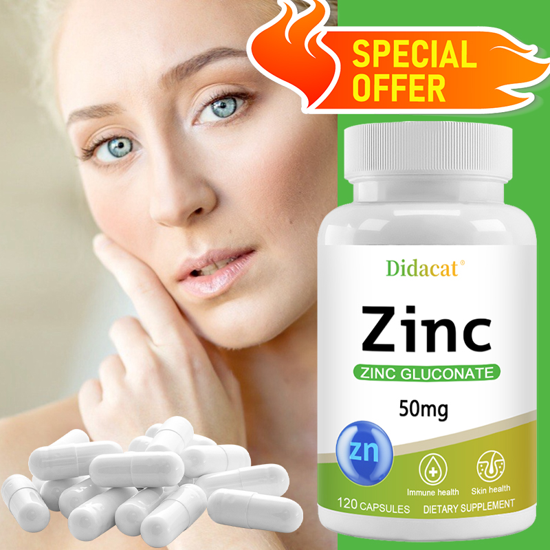 Zinc Supplement 50Mg - Капсулы глюконата цинка 50 мг, необходимая