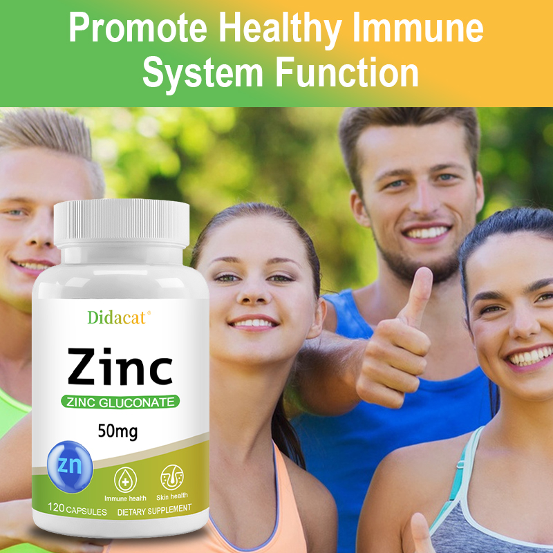 Капсулы глюконата цинка 50 мг, – обзор и цена Zinc Supplement 50Mg